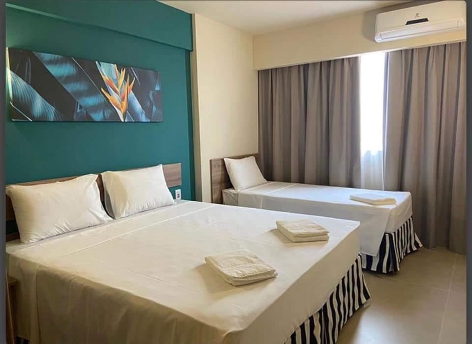 Bed, Photo of the whole room, Bedroom, towels, air conditioner