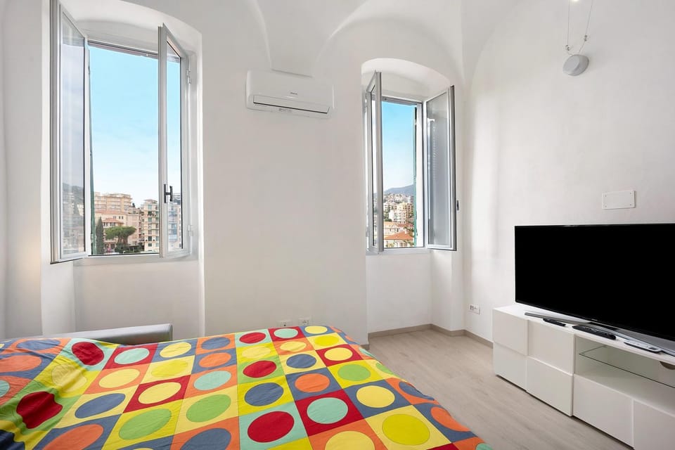 Property building, Living room, Bedroom