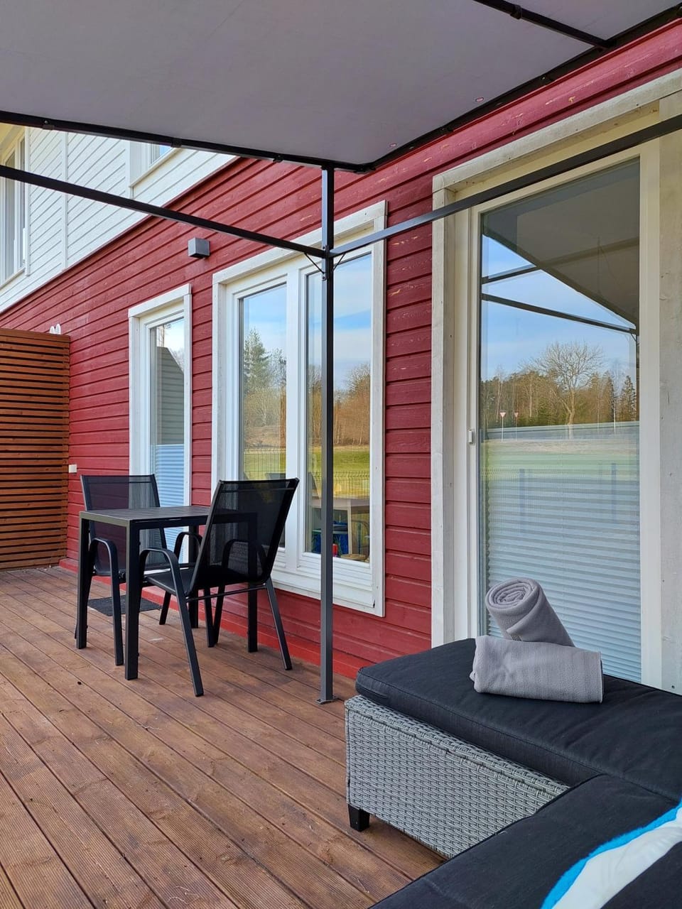 Property building, Patio, Day, Natural landscape, View (from property/room), Balcony/Terrace, Balcony/Terrace, Seating area