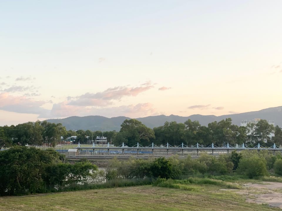 Nearby landmark, Sunset