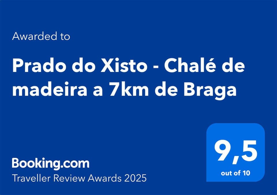 Prado do Xisto - Chalé de madeira a 7km de Braga Bed and Breakfast in Braga
