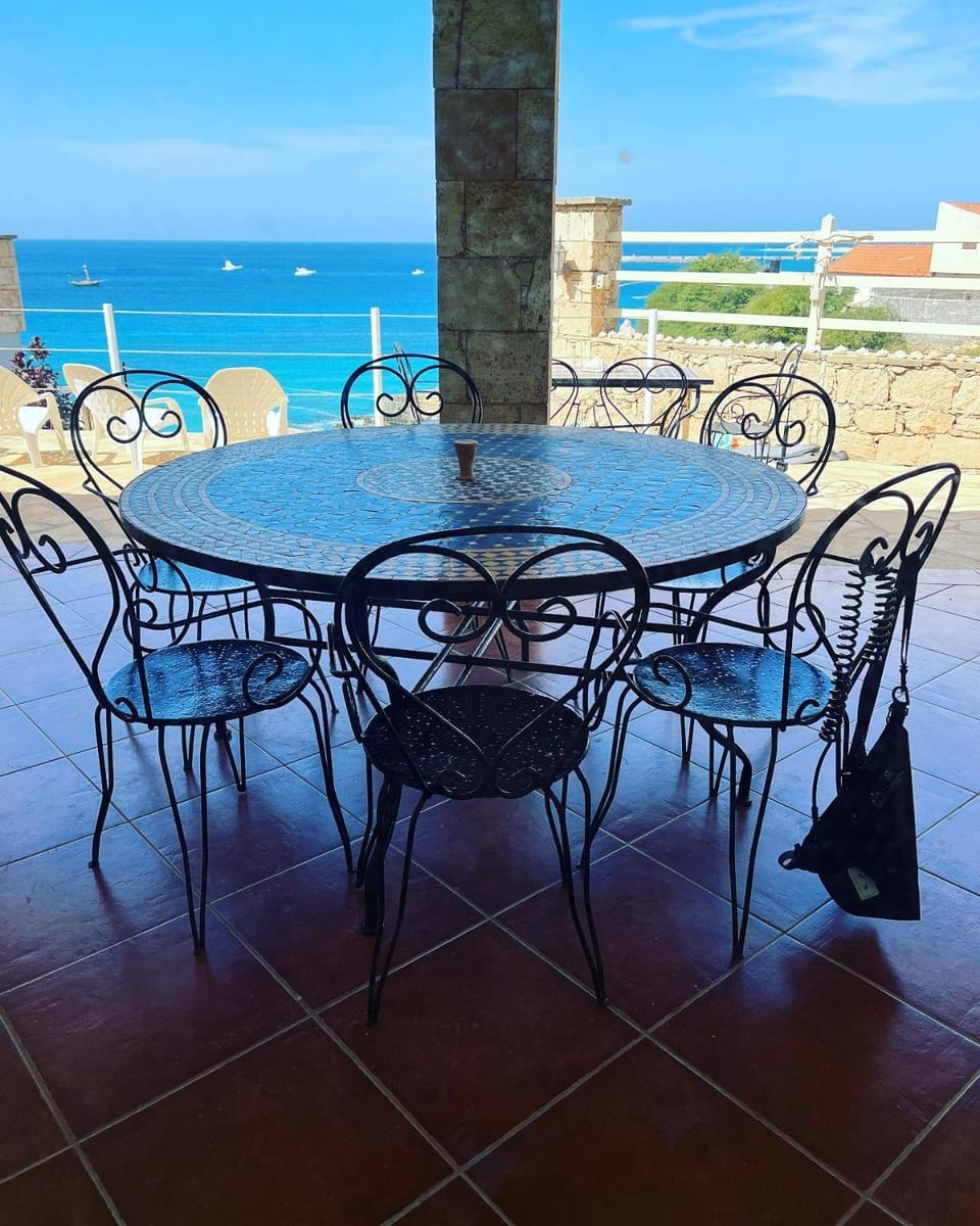 View (from property/room), Balcony/Terrace, Dining area, Sea view