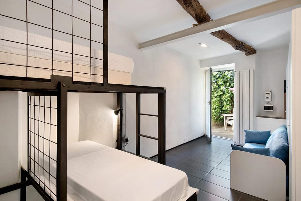 Property building, Living room, Bedroom