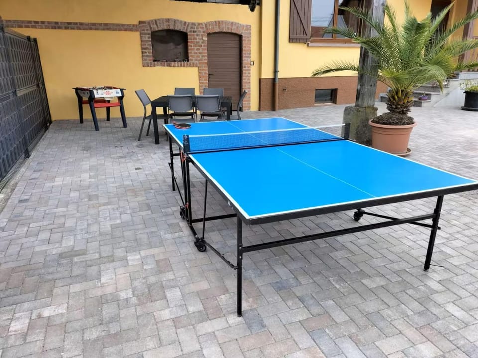 Patio, Table tennis, Entertainment