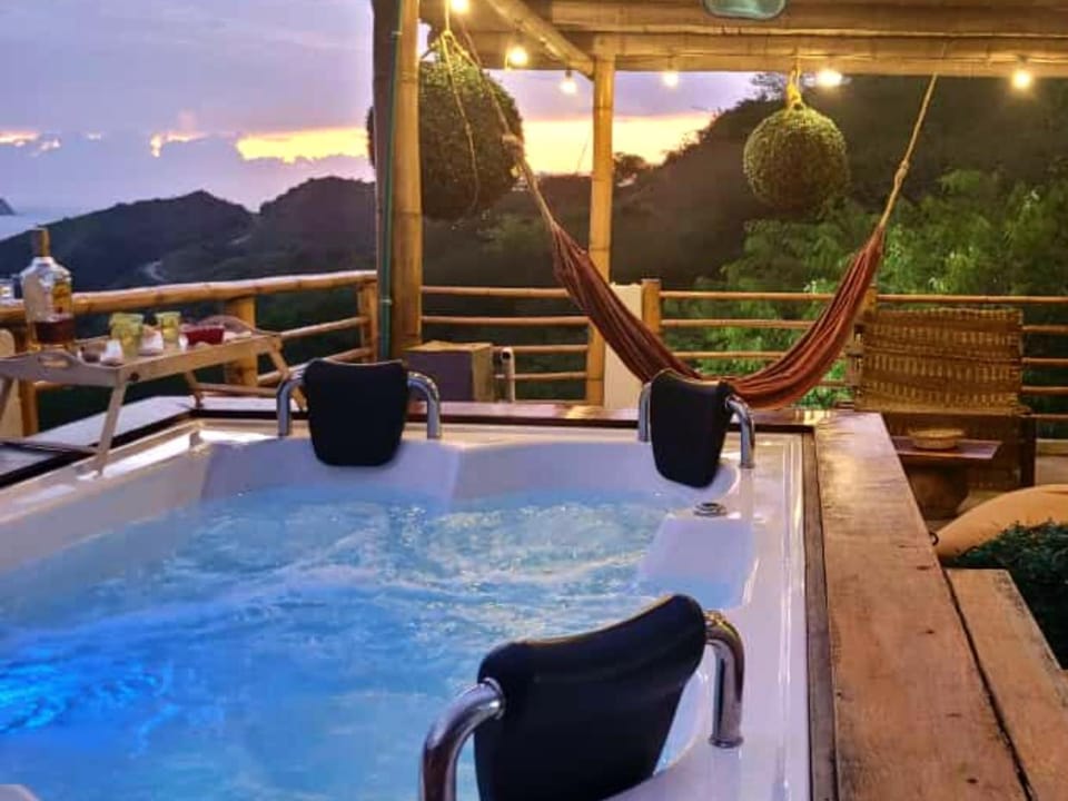 Bird's eye view, Mountain view, Pool view, Sea view, Swimming pool, Sunset