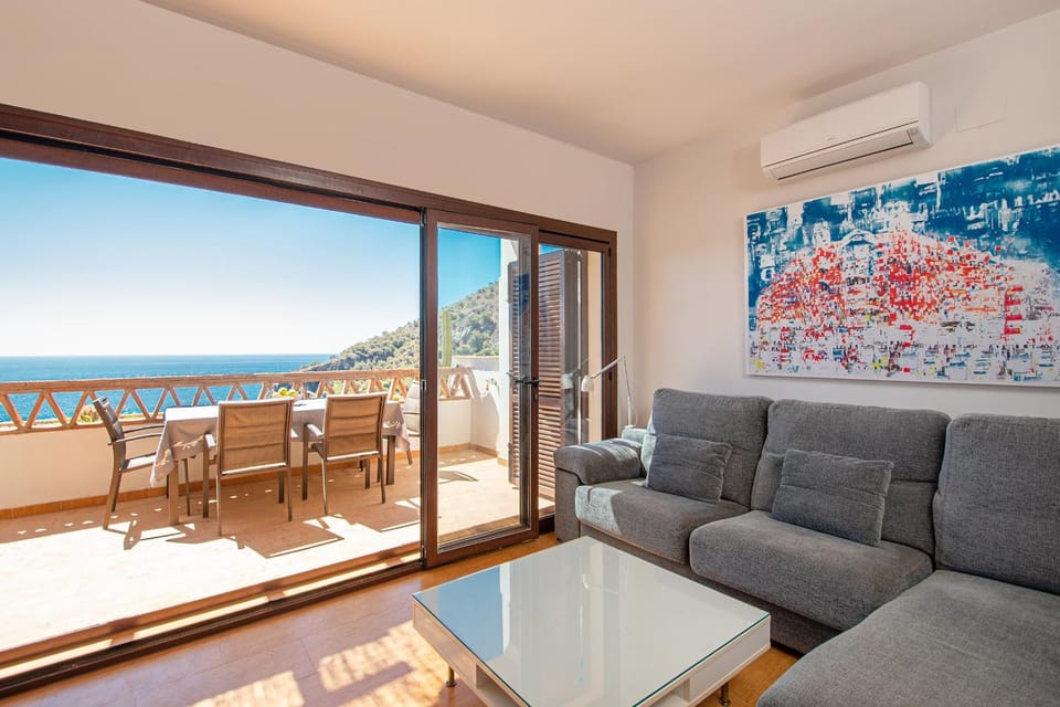 Balcony/Terrace, Living room, Sea view
