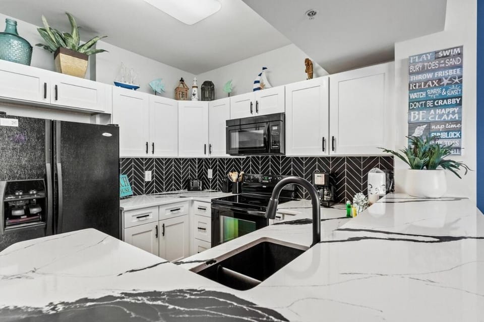 Kitchen or kitchenette, oven, stove, toaster