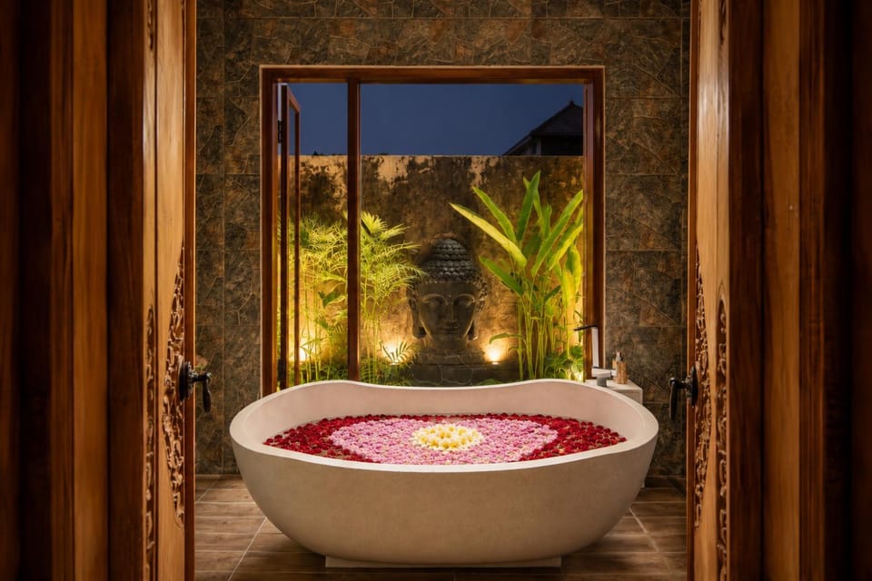 Garden, Bathroom, Bath