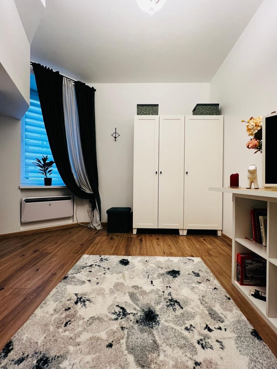 Photo of the whole room, Bedroom, wardrobe