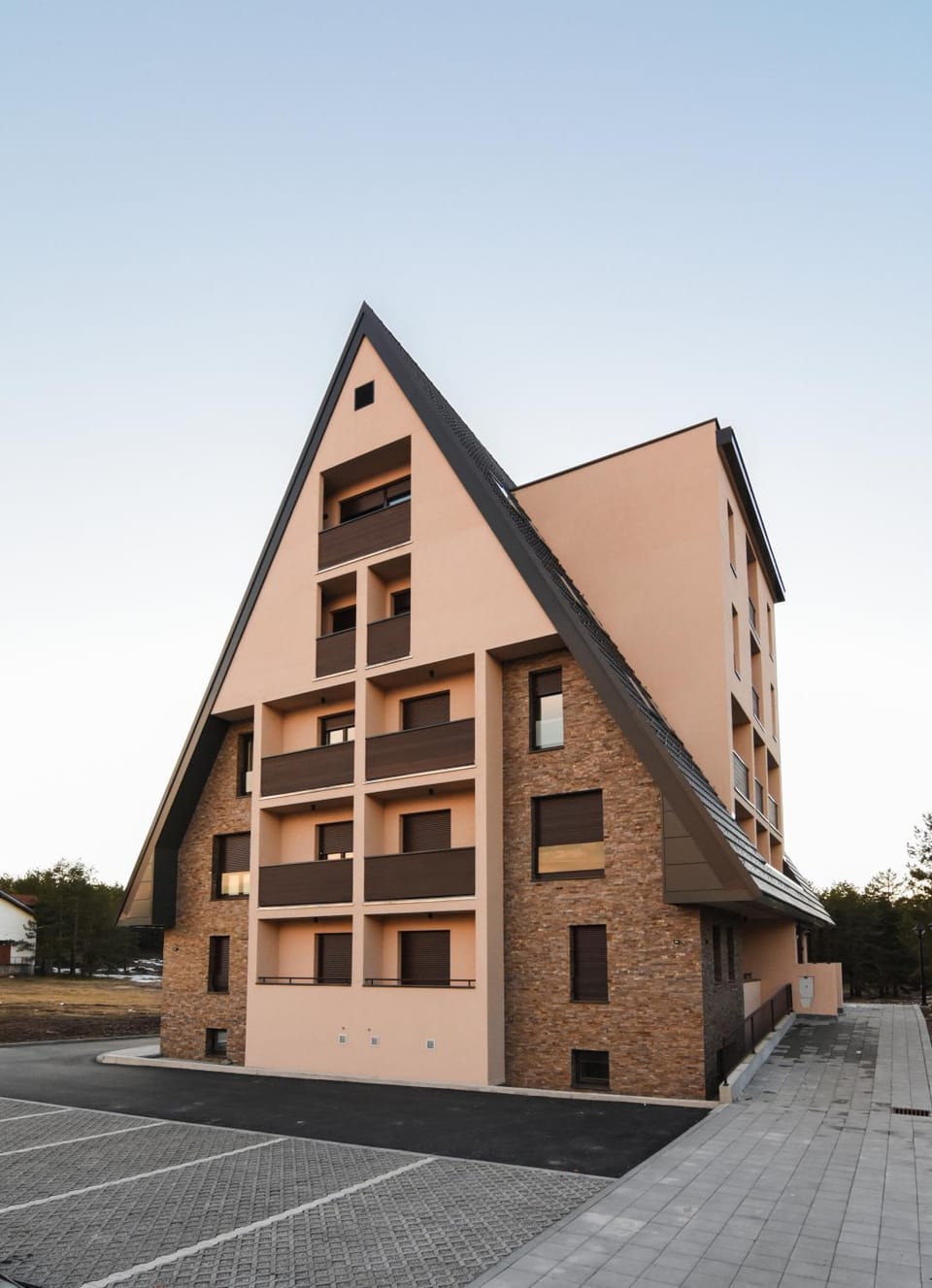 Property building, Day, Parking