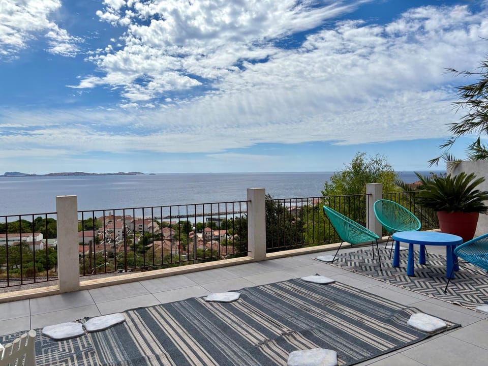Patio, Balcony/Terrace, Sea view