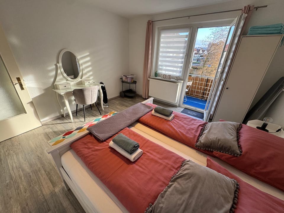 Bed, Balcony/Terrace, Balcony/Terrace, Photo of the whole room, Bedroom, towels