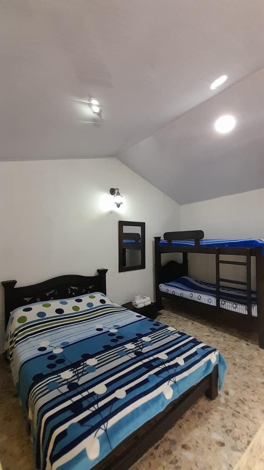 Bed, Photo of the whole room, Bedroom, bunk bed