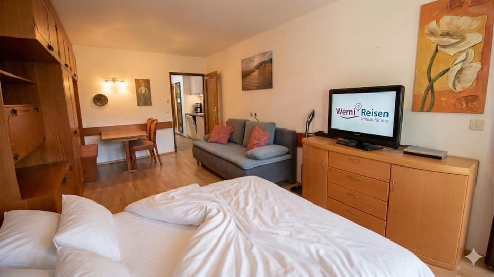 Bed, TV and multimedia, Living room