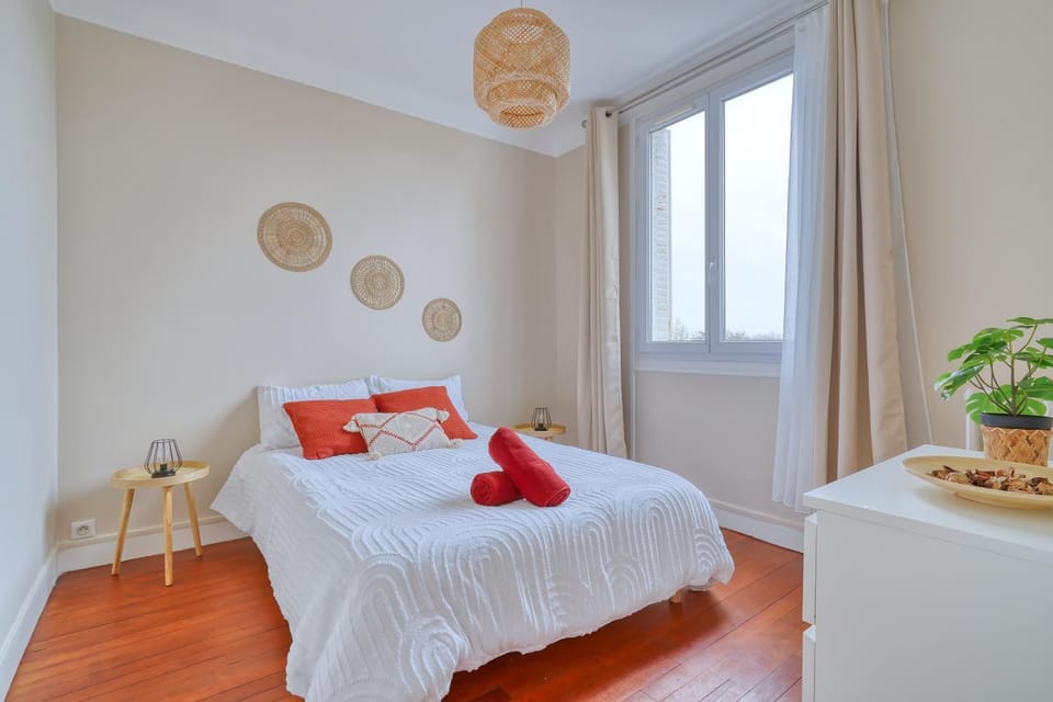 Cosy apartment 15 min from Paris, Expo Park, CDG Airport, 8 min Stade France - free car park Apartment in Île-de-France