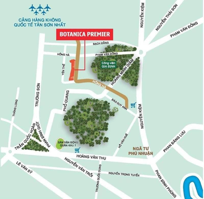 Botanica Premier Apartment - near Tan Son Nhat airport - 5 minutes - Nice Apartment in Ho Chi Minh City