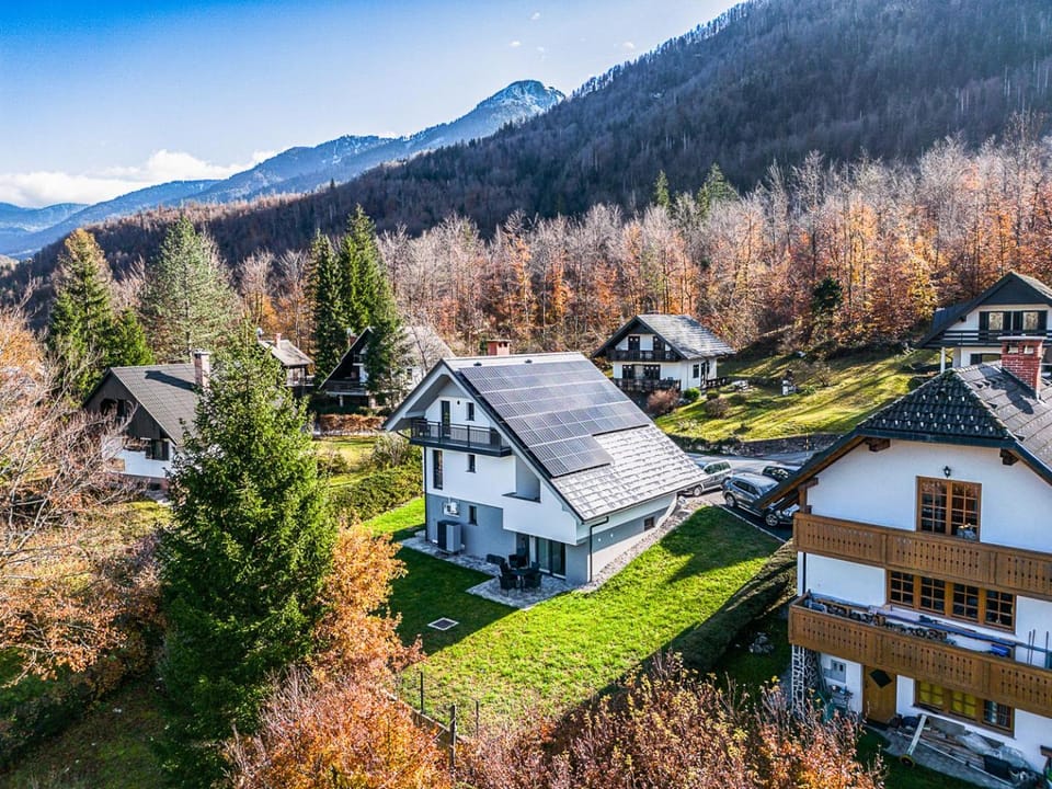Property building, Natural landscape, Bird's eye view, Garden