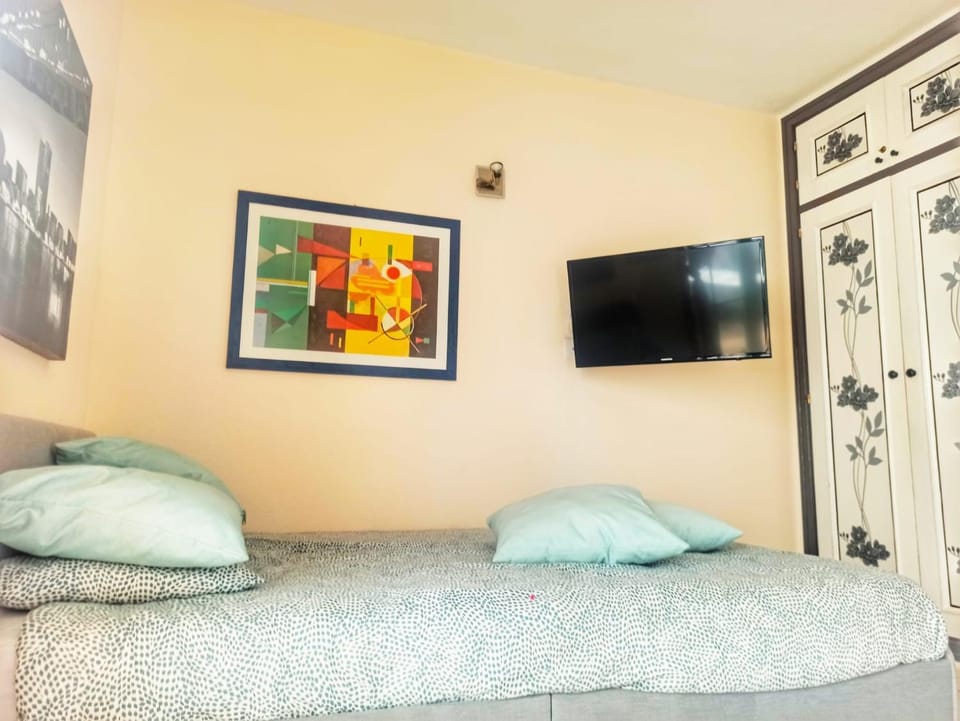 Bed, TV and multimedia