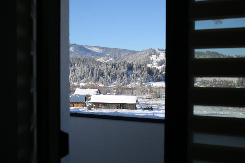 Day, Natural landscape, Winter, View (from property/room), Balcony/Terrace, Mountain view