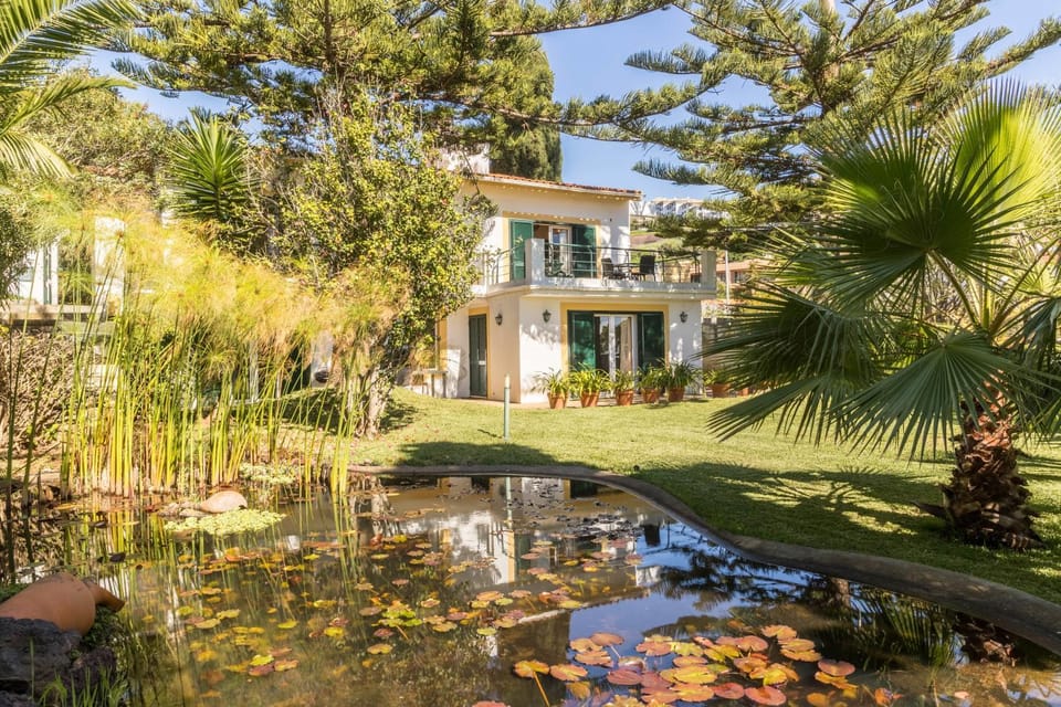 Property building, Living room, Swimming pool