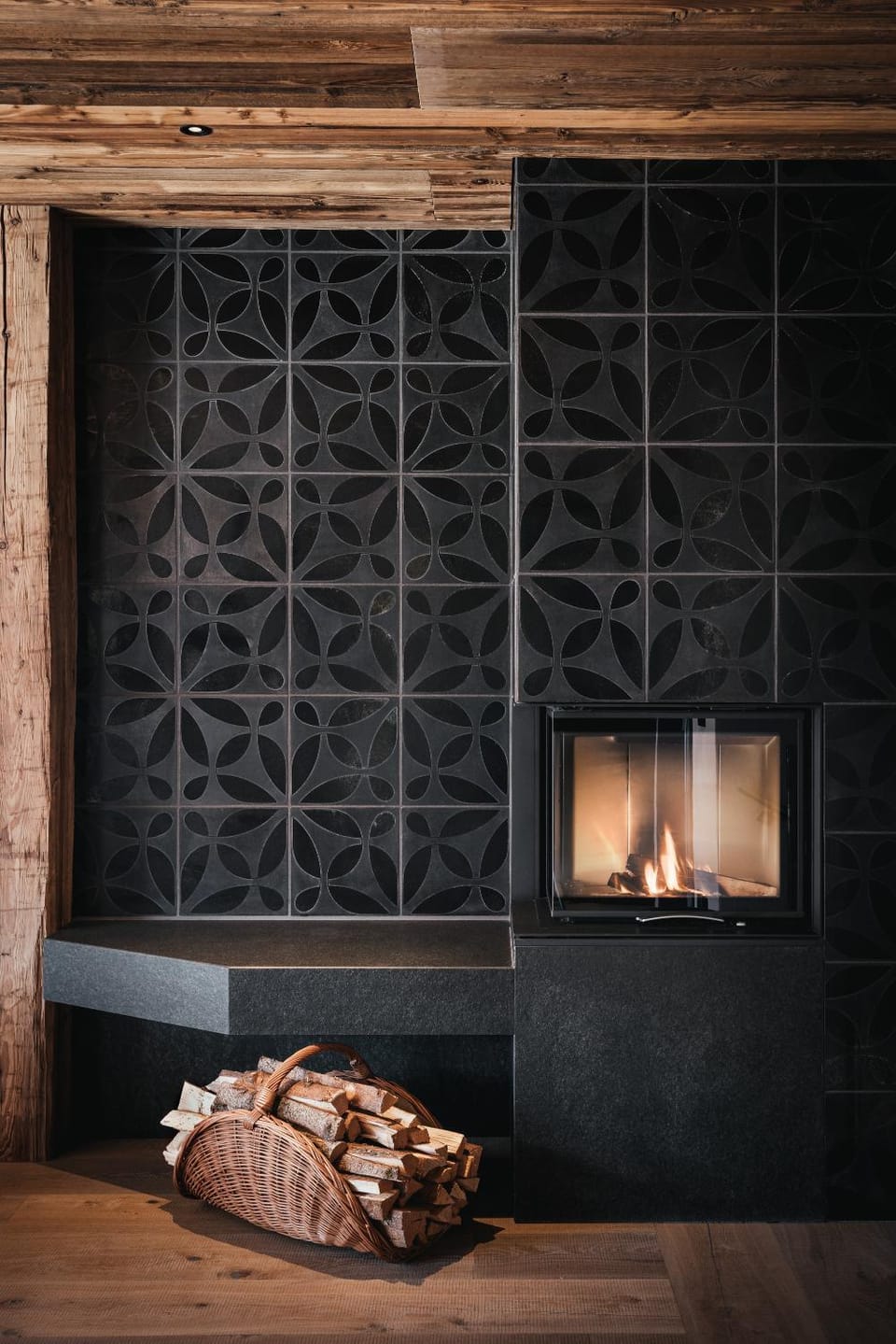 Decorative detail, flat iron