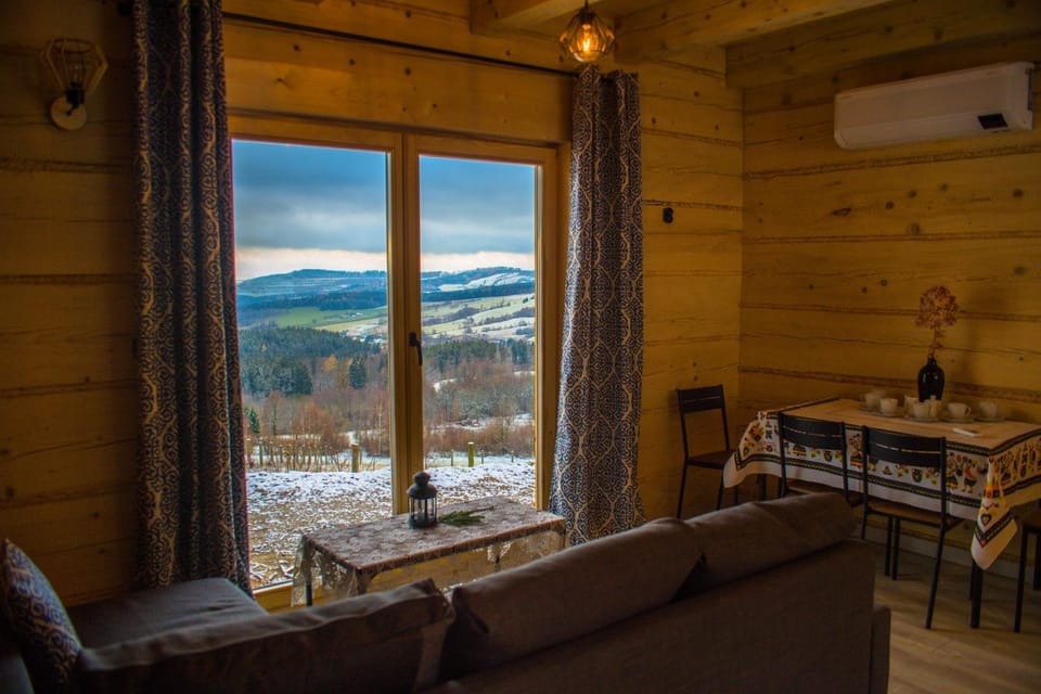 Natural landscape, Living room, Seating area, Dining area, Mountain view
