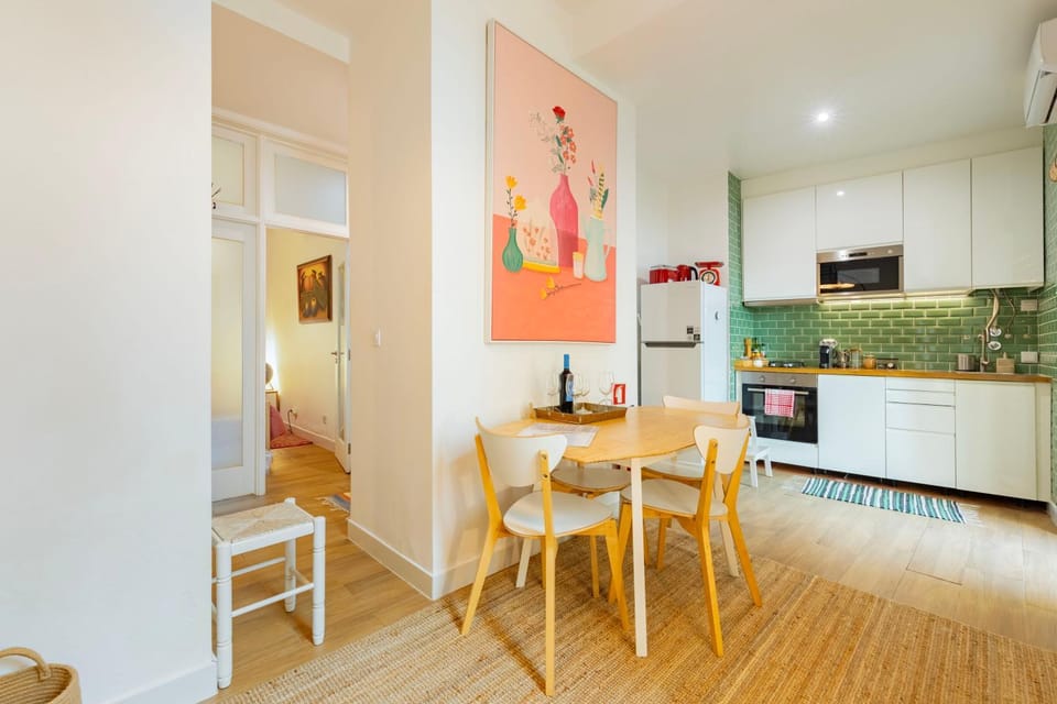 Living room, kitchen