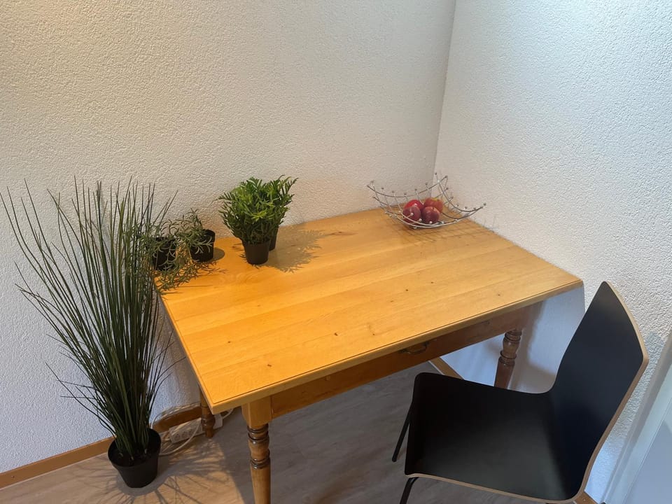Dining area, hair dresser