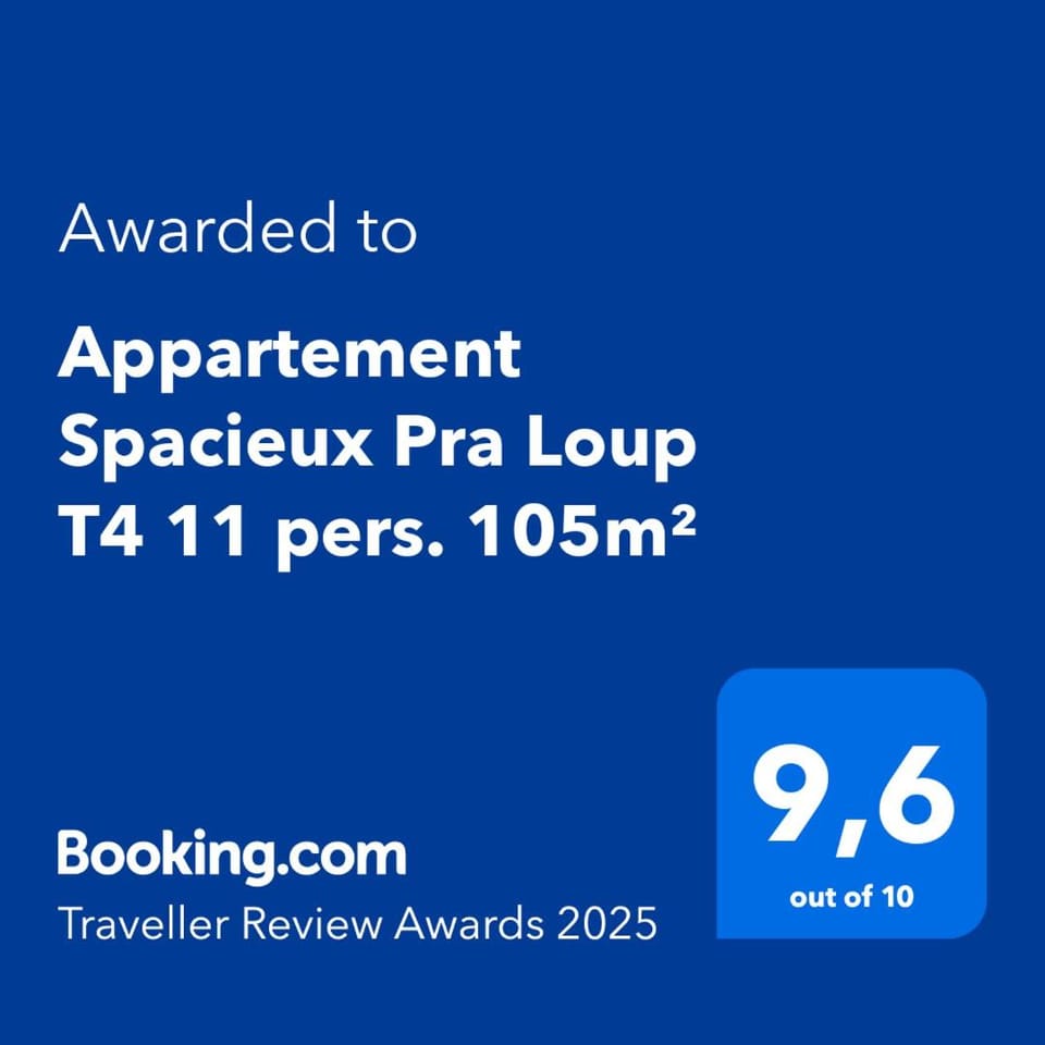Appartement Spacieux Pra Loup T4 11 pers. 105m² Apartment in Uvernet-Fours