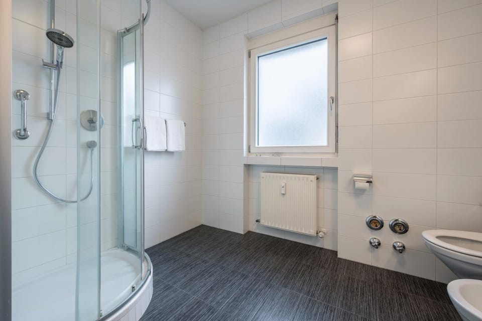 Bathroom, Living room