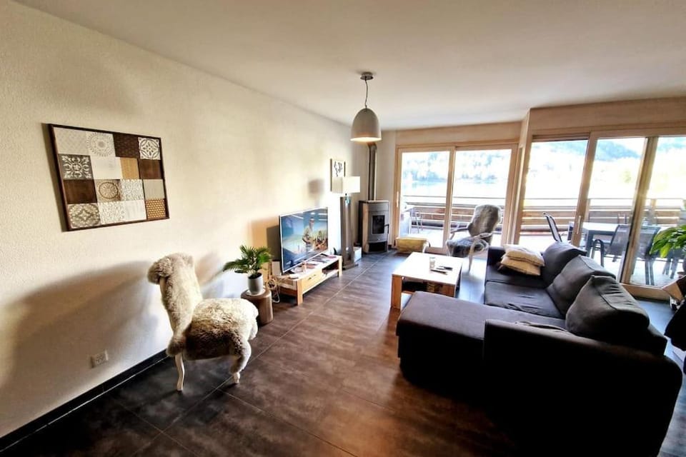 Superbe appartement Champex-Lac avec piscine et sauna Apartment in Canton of Valais