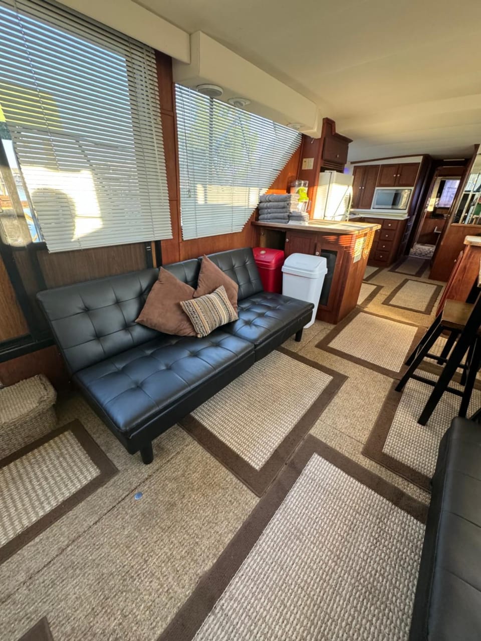 60ft Stationary House Boat Docked boat in Lake Erie