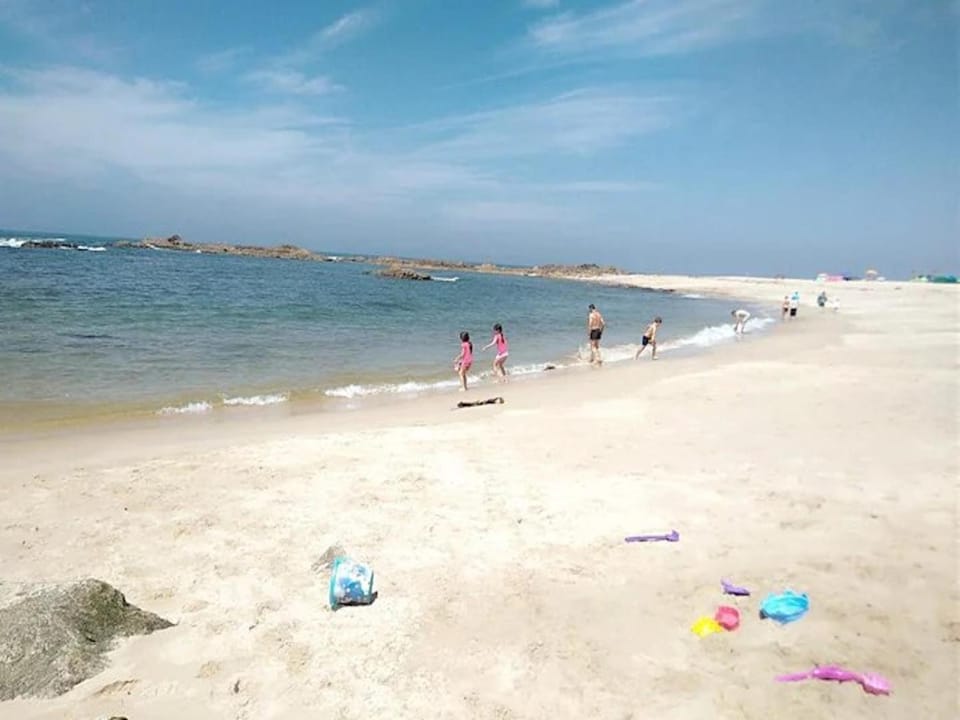 Natural landscape, Beach, children