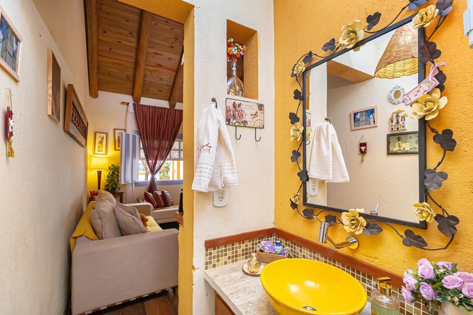 Bathroom, Living room