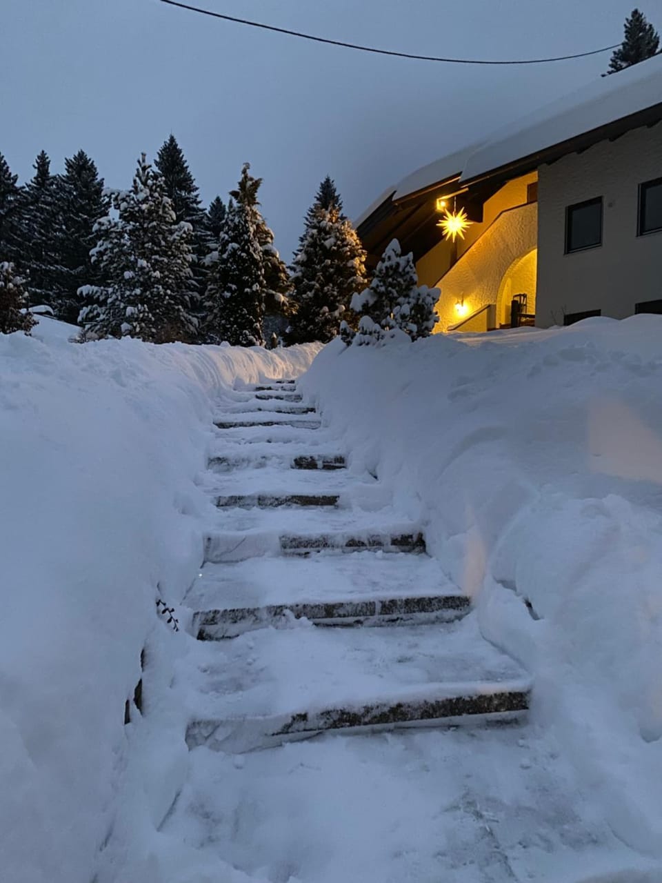 Property building, Winter