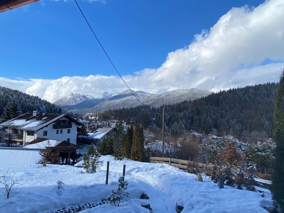 Natural landscape, Winter, View (from property/room), Mountain view