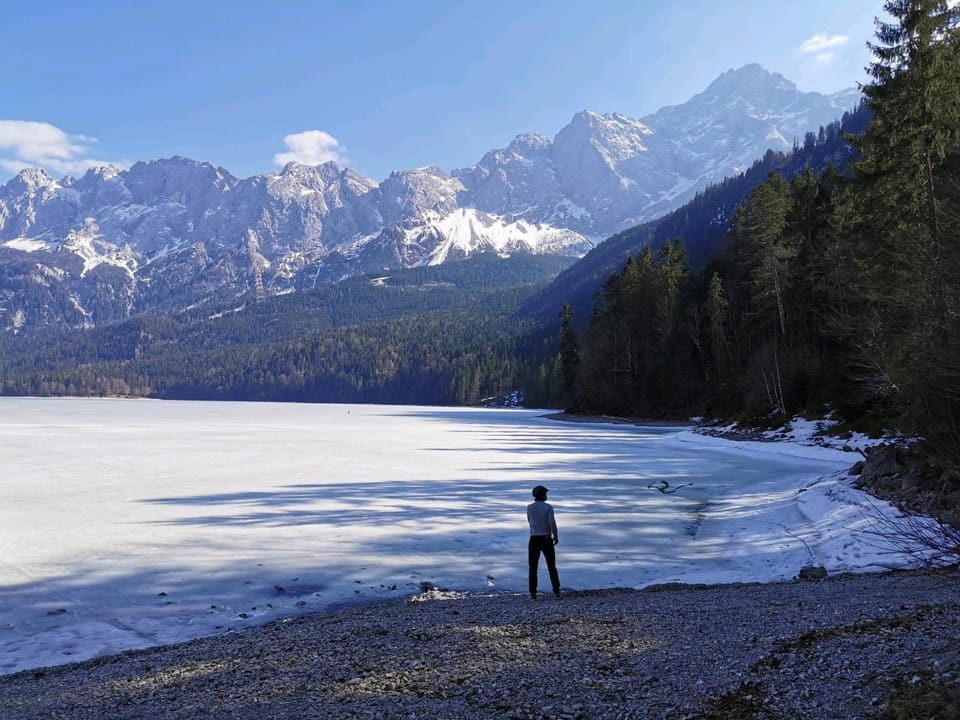 Nearby landmark, Natural landscape, Winter, Lake view, Mountain view