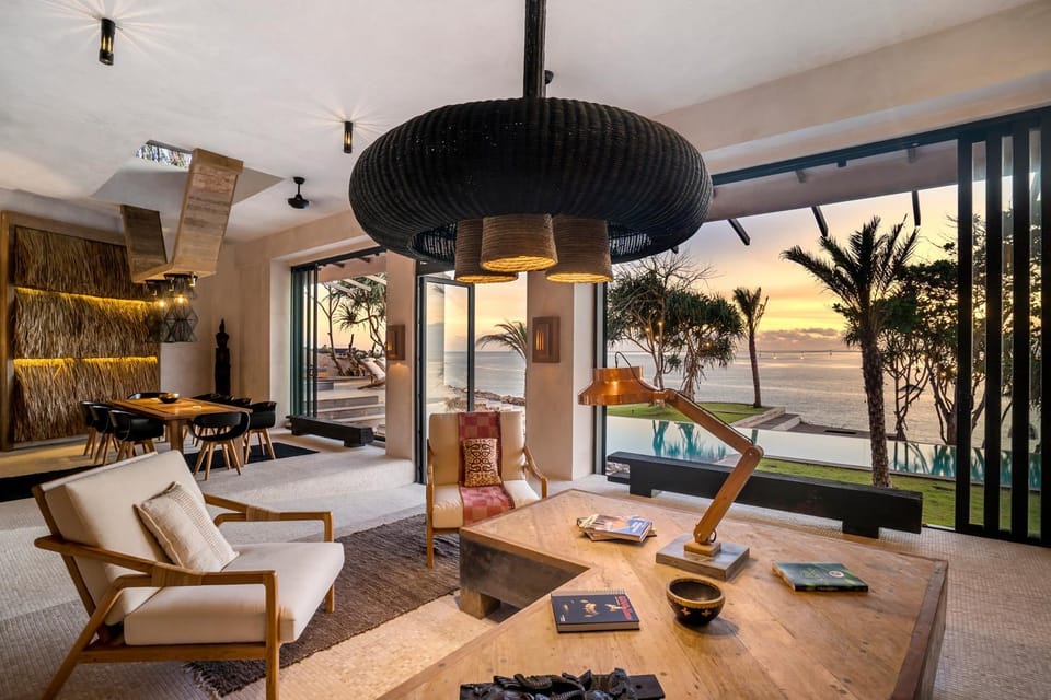 Living room, Sunset