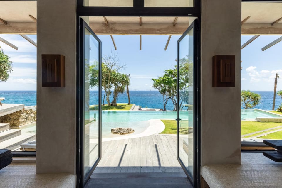 Natural landscape, View (from property/room), Balcony/Terrace, Pool view, Sea view, Swimming pool
