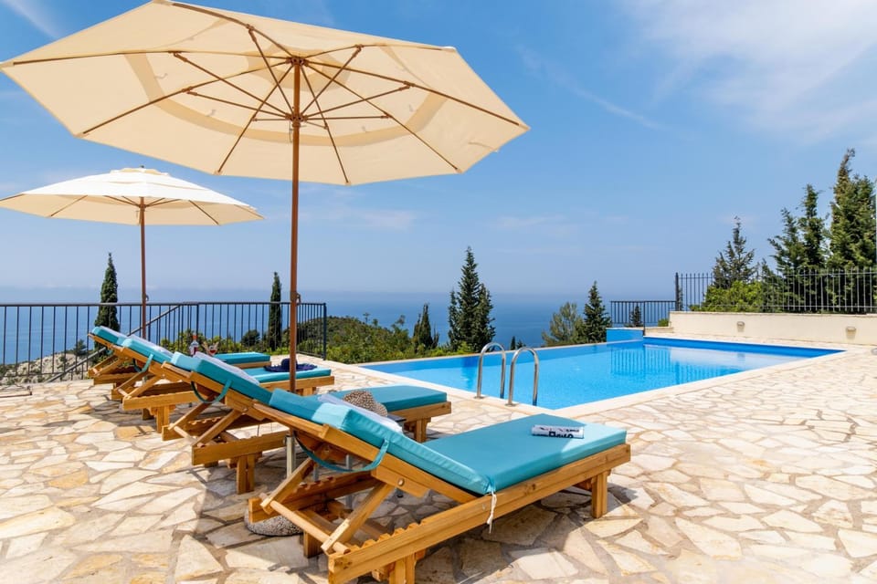 Patio, Sea view, Swimming pool