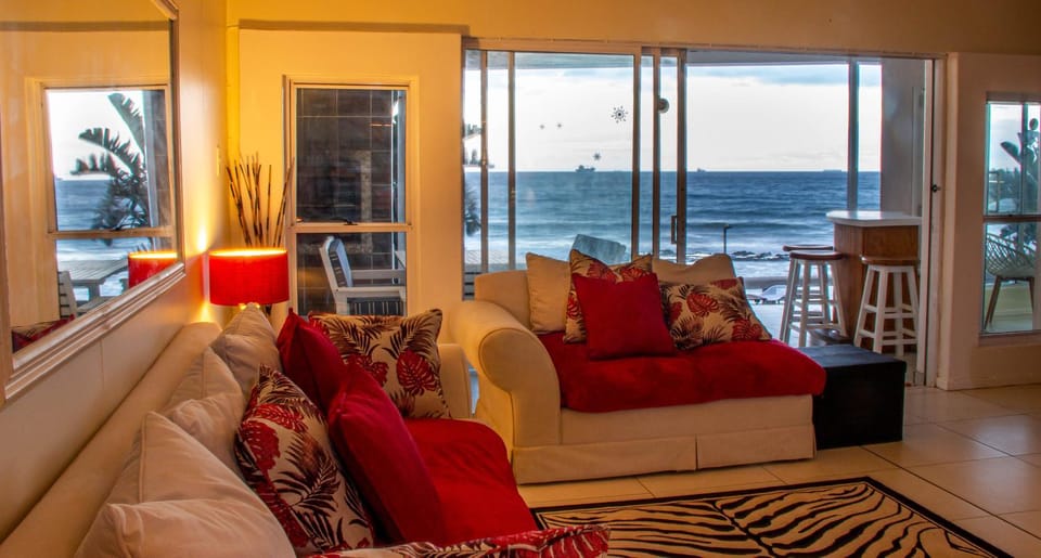 Living room, Seating area, Sea view