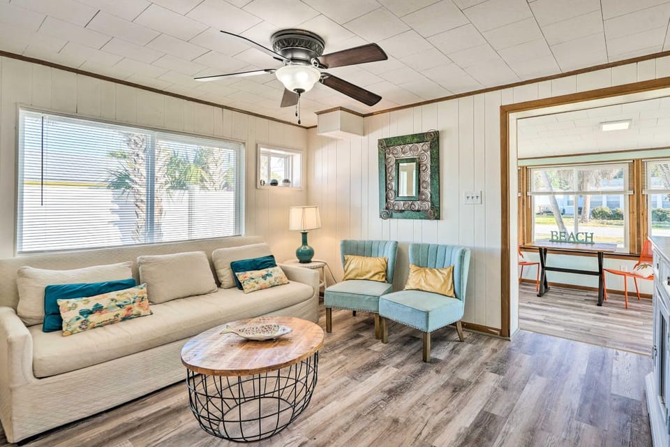 Private Bid-A-Wee Beach Access! PCB Home w/ Pool House in Panama City Beach