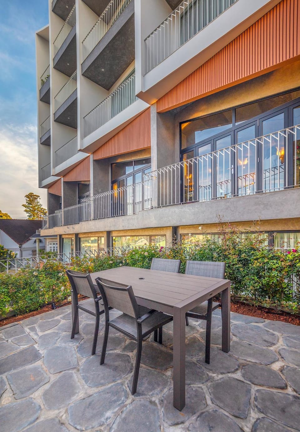 Property building, Patio, Day, View (from property/room), Balcony/Terrace