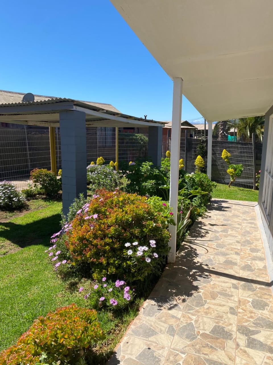 Property building, Garden view