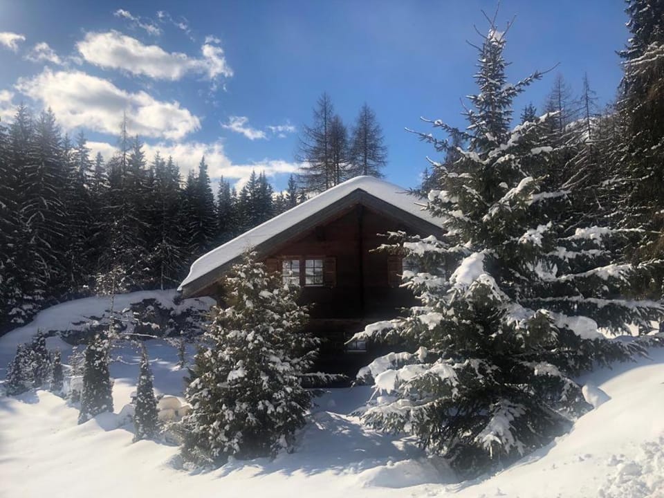 Property building, Natural landscape, Winter, Mountain view