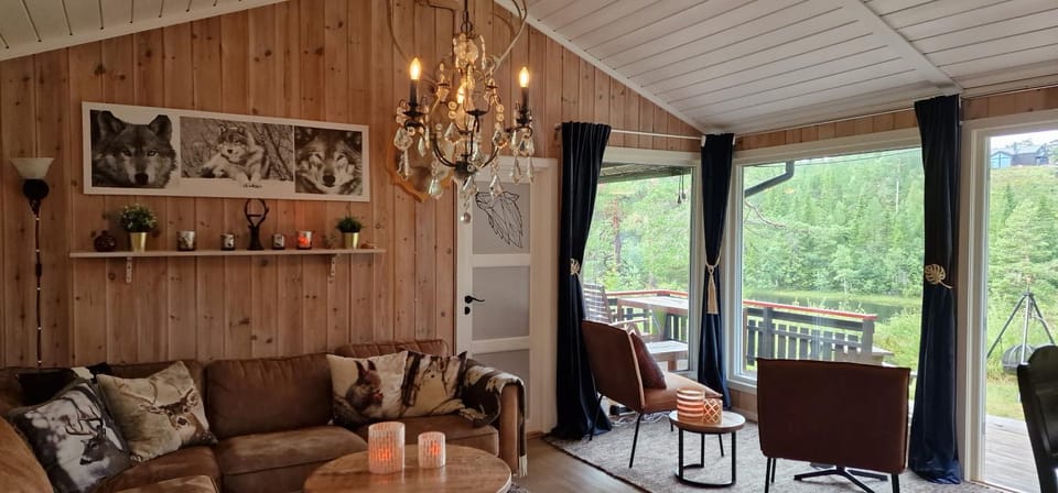 Ro i sjelen. Hytte til leie på Skrim. House in Viken, Norway