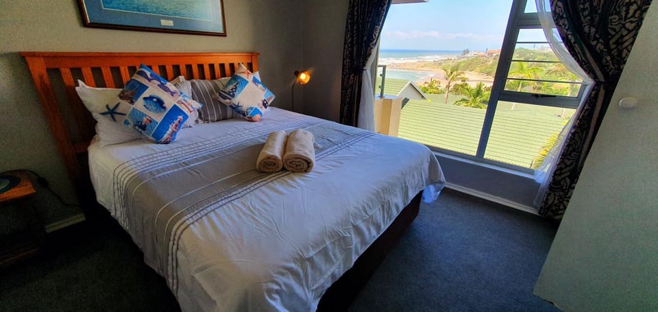 Bed, Photo of the whole room, Bedroom, Sea view