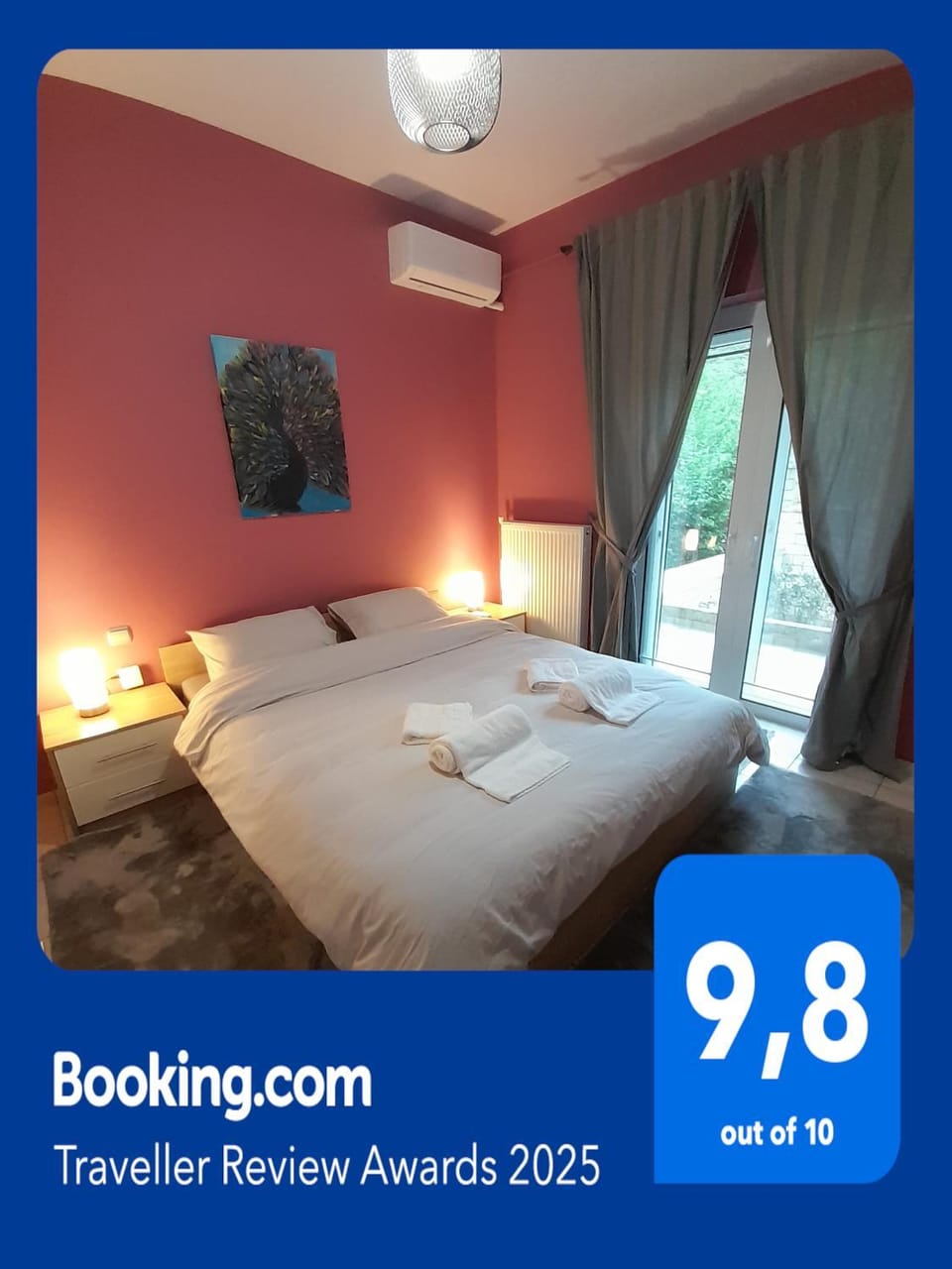 Bed, Photo of the whole room, Bedroom, Certificate/Award, towels