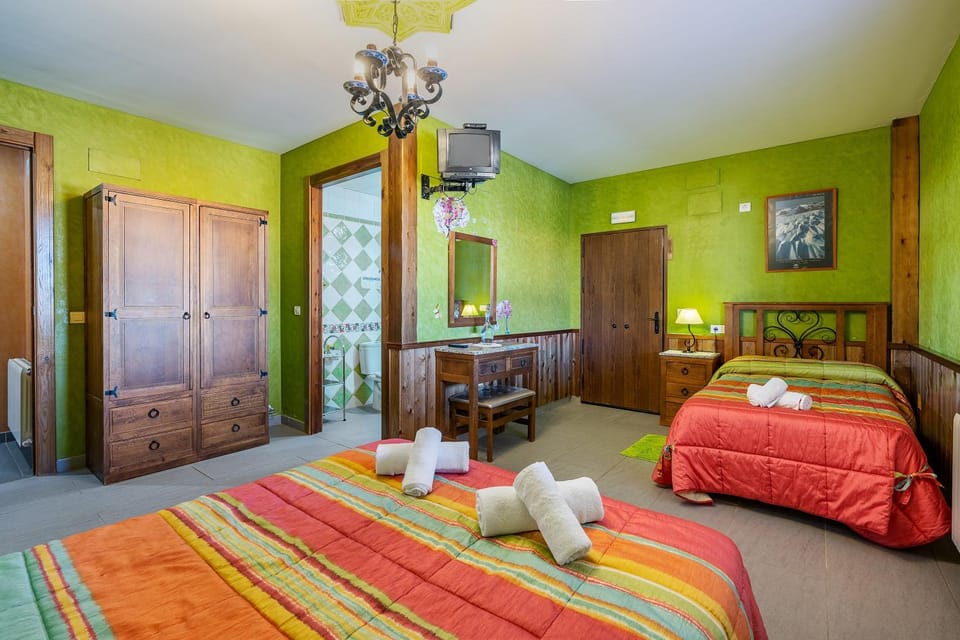 Property building, Living room, Bedroom