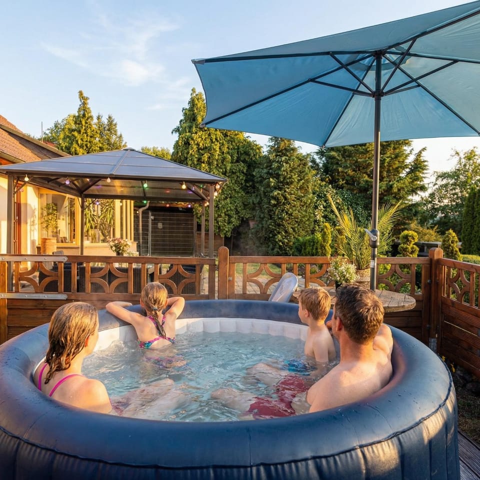 Property building, Hot Tub